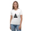 Chakras Meditation TR3JO Mystical Design Women’s short white sleeve t-shirt