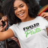 Fueled by Plants White Crop Tee Women