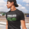 Fueled by plants mens black tshirt