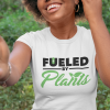 “Fueled By Plants” TR3JO Design Women’s short sleeve t-shirt