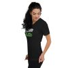 Fueled By Plants Unisex V Neck Vegan Shirt Woman Street