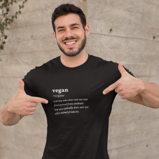 Vegan Dictionary Design Short-Sleeve Men's T-Shirt