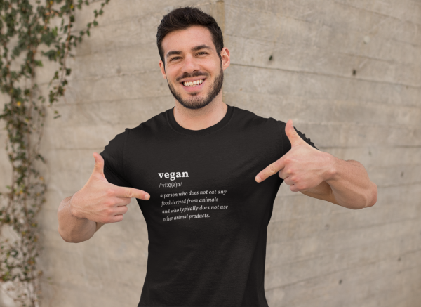 Vegan Dictionary Design Short-Sleeve Men's T-Shirt