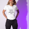 Comfy White Organic Tee Desing Women's organic cotton t-shirt