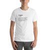 Vegan Dictionary Design Short-Sleeve Men's T-Shirt in white