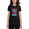 You Only Live Now Colorful Design Women's short sleeve black t-shirt