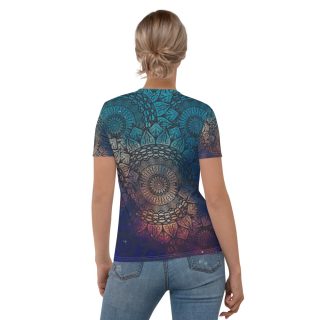 Colorful Mandala All-Over Printed T-Shirt